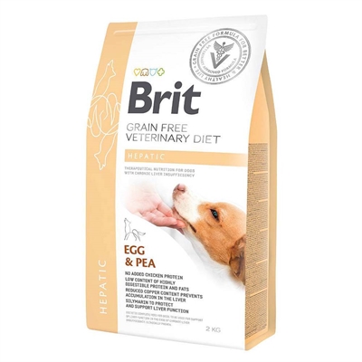 Brit Veterinary Diet Grain Free Hepatic Til Lever Udfordringer 2 Kg